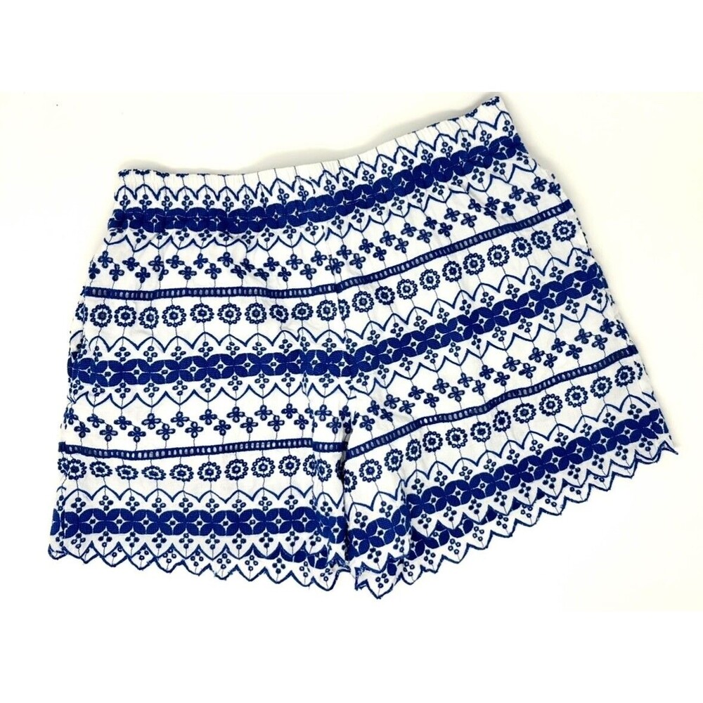 Ivy Jane Blue Eyelet Shorts, Size Medium